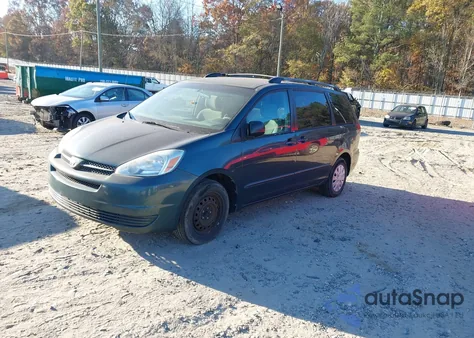 2004 Toyota Sienna Le из США, поврежденный, VIN 5TDZA23C64S187074